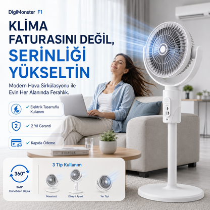 F1 Kademeli Hava Fanı
