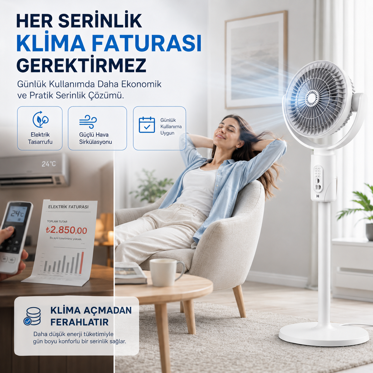 F1 Kademeli Hava Fanı