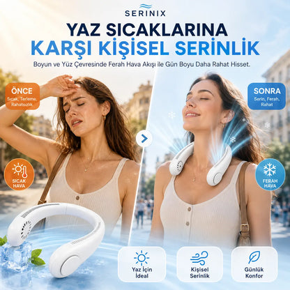 Serinix Taşınabilir Boyun Fanı