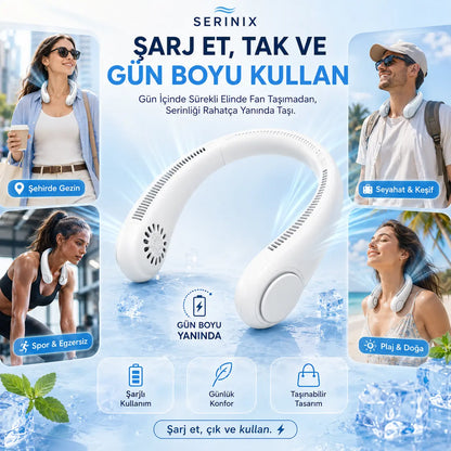 Serinix Taşınabilir Boyun Fanı